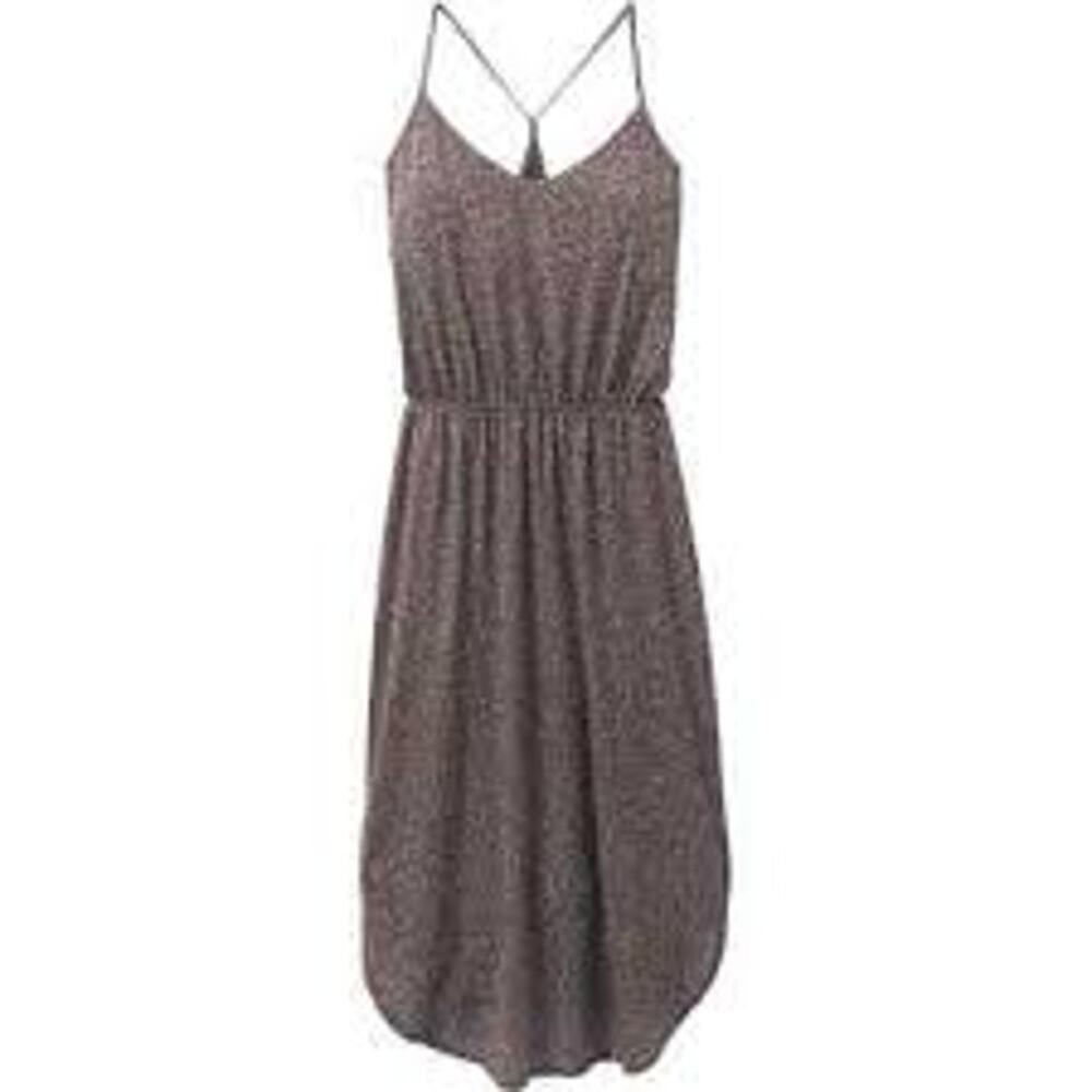 PRANA Ayla Midi Dress w Padded Shelf Bra Size Medium M SUSTAINABLE RECYCLED - Picture 3 of 7